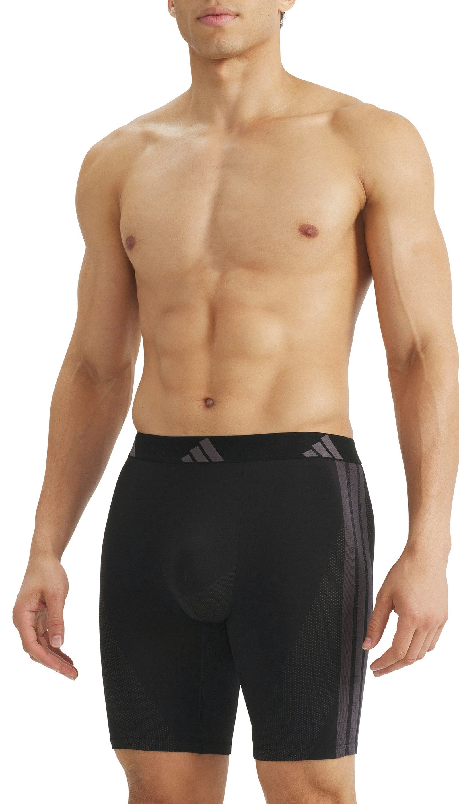 adidas Sportswear Langer Boxer Active Micro Stretch Seamless (2er Pack) ohne Eingriff, langes Bein, Belüftungszonen