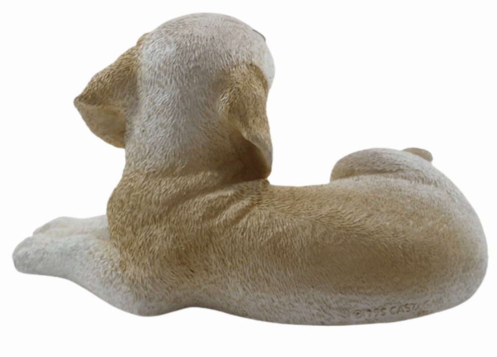 H 17cm Welpe Labrador Retriever Tierfigur Castagna aus Kollektion Castagna Resin