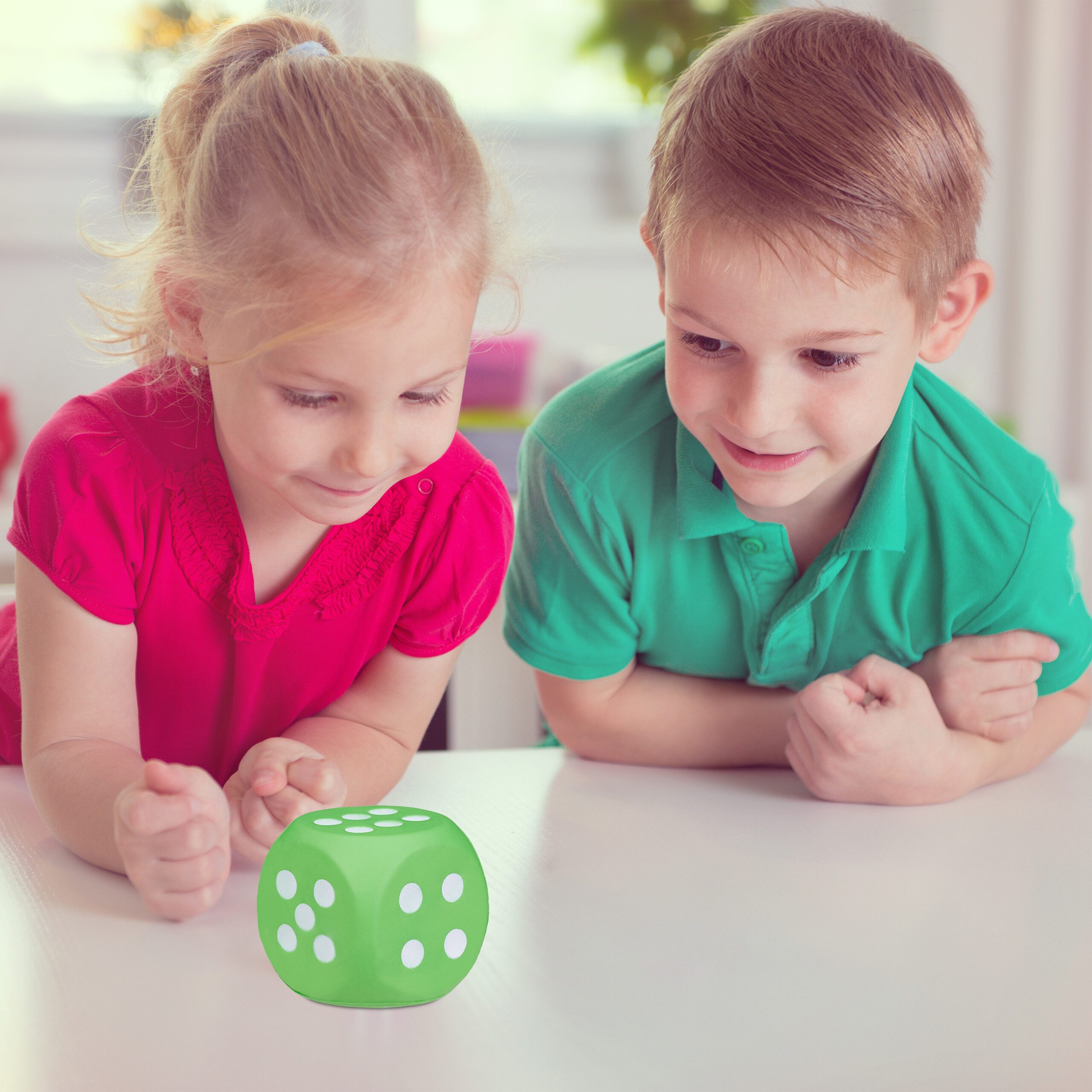 relaxdays Lernspielzeug 6er-Pack Stoffwürfel günstig online kaufen