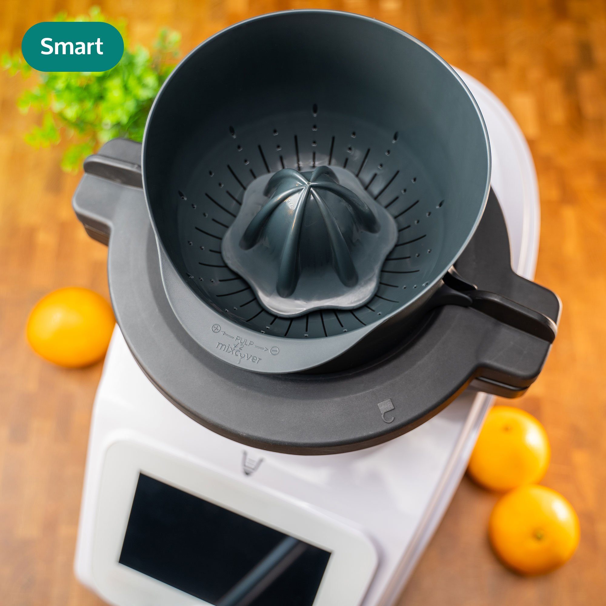 Mixcover Küchenmaschinen Zubehör-Set mixcover Saftpresse für Monsieur Cuisine Smart Zitruspresse für