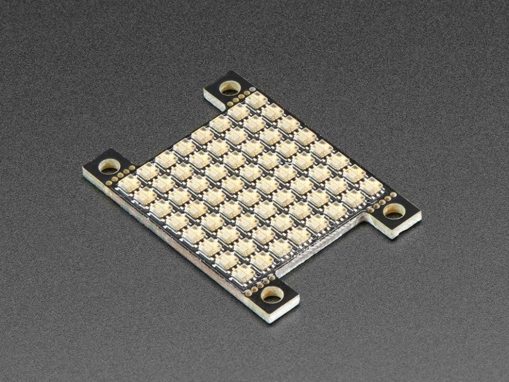 Smarte LED-Leuchte Adafruit DotStar hochdichtes 8x8 Raster - 64 RGB LED Pixel Matrix