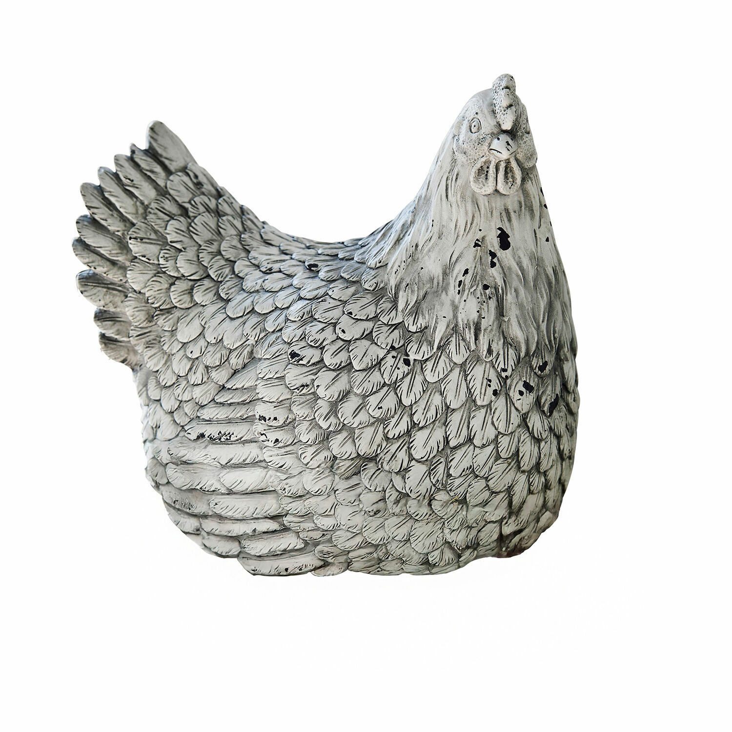 Mirabeau Dekofigur Deko-Huhn Delmonico grau