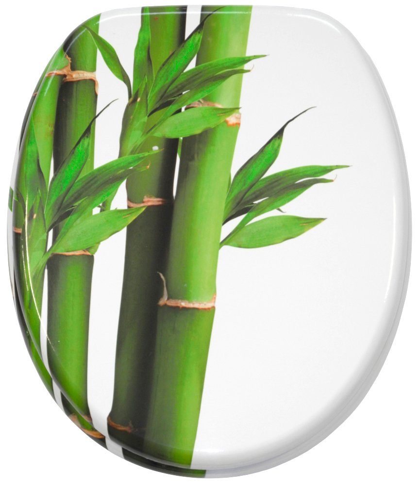 Sanilo WC-Sitz Bambus Grün, mit Absenkautomatik