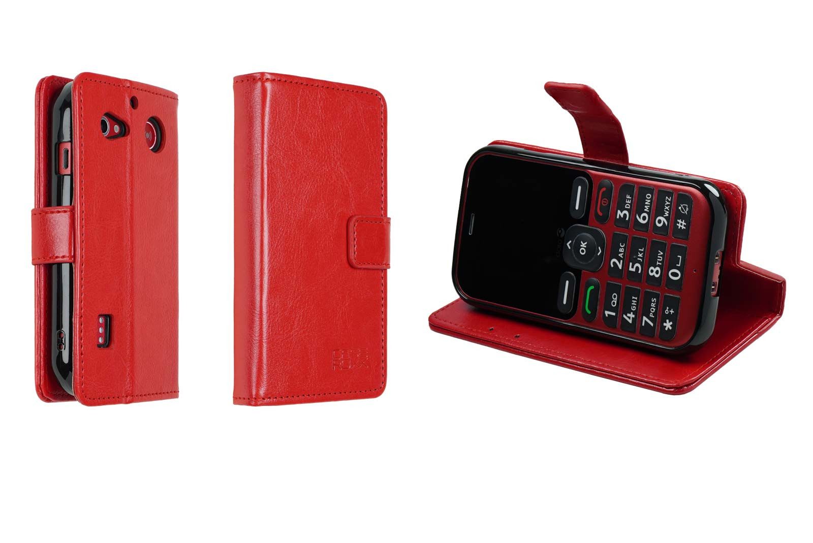 Handytasche caseroxx Handytasche Bookstyle-Case für Doro Leva L10