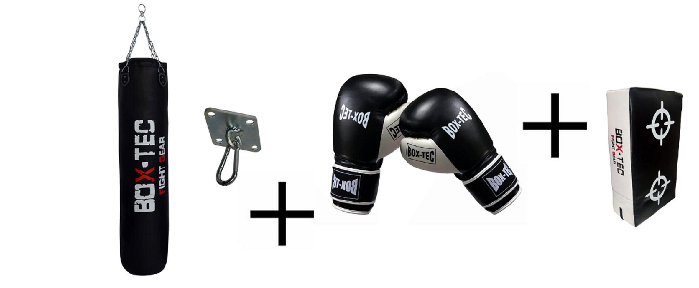 Trendy Sport Boxhandschuhe Boxausrüstung: Boxsack mit Deckenhalterung & Boxhandschuhe & Kick-Pad