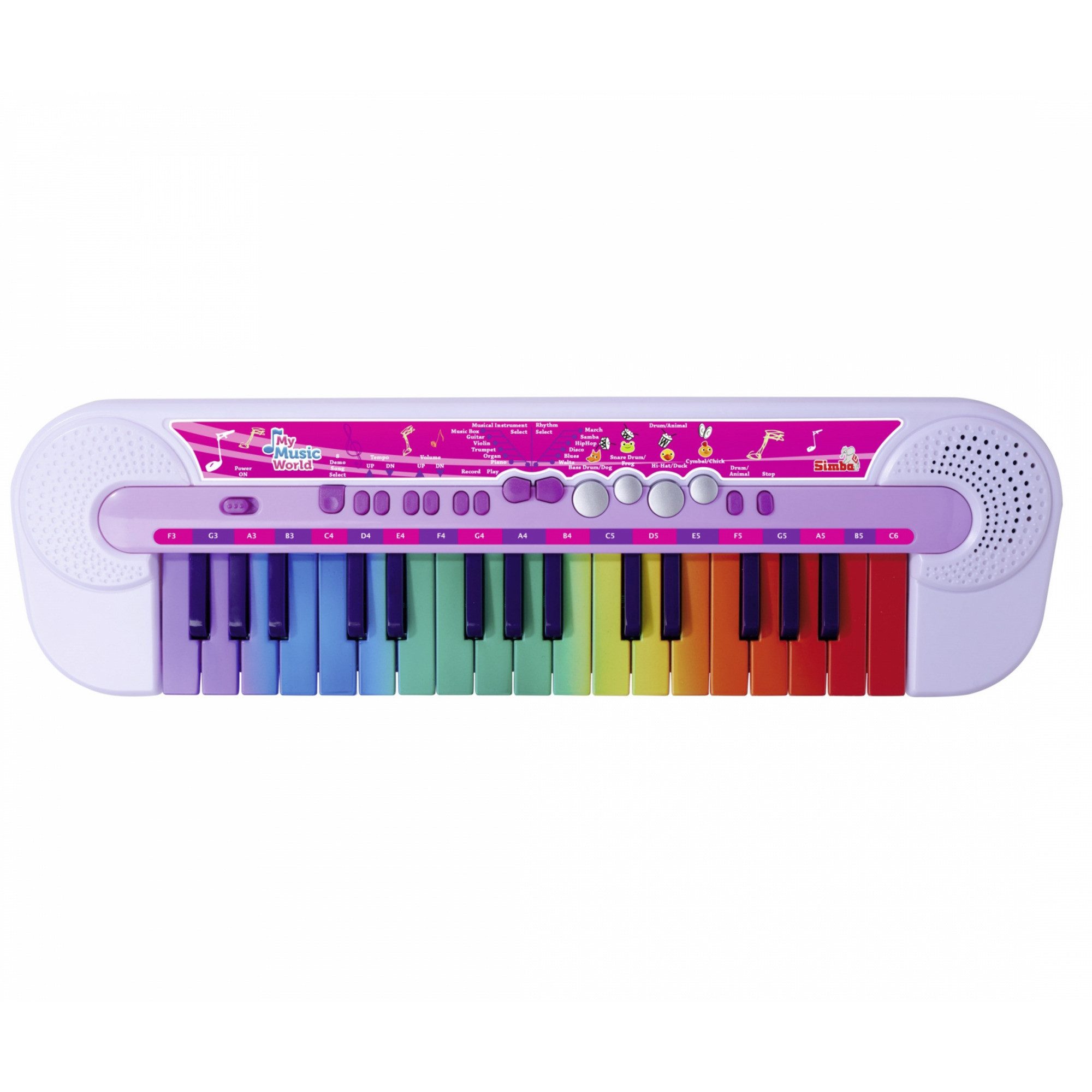 SIMBA Spielzeug-Musikinstrument Simba My Music World Girls Keyboard