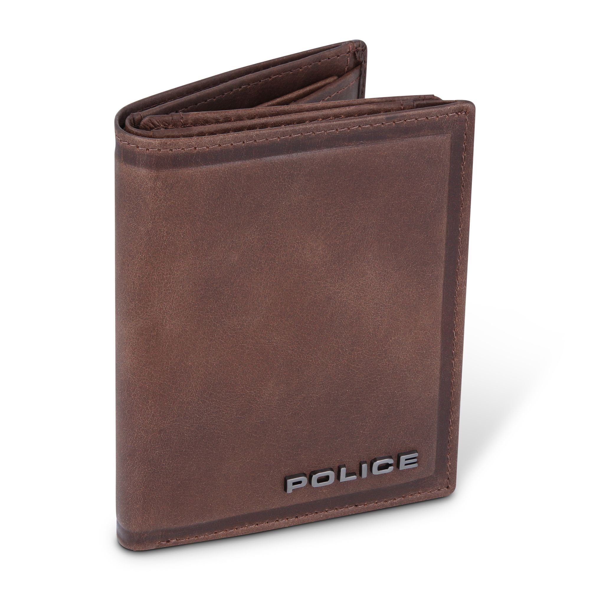 Police Geldbörse, Leder brown