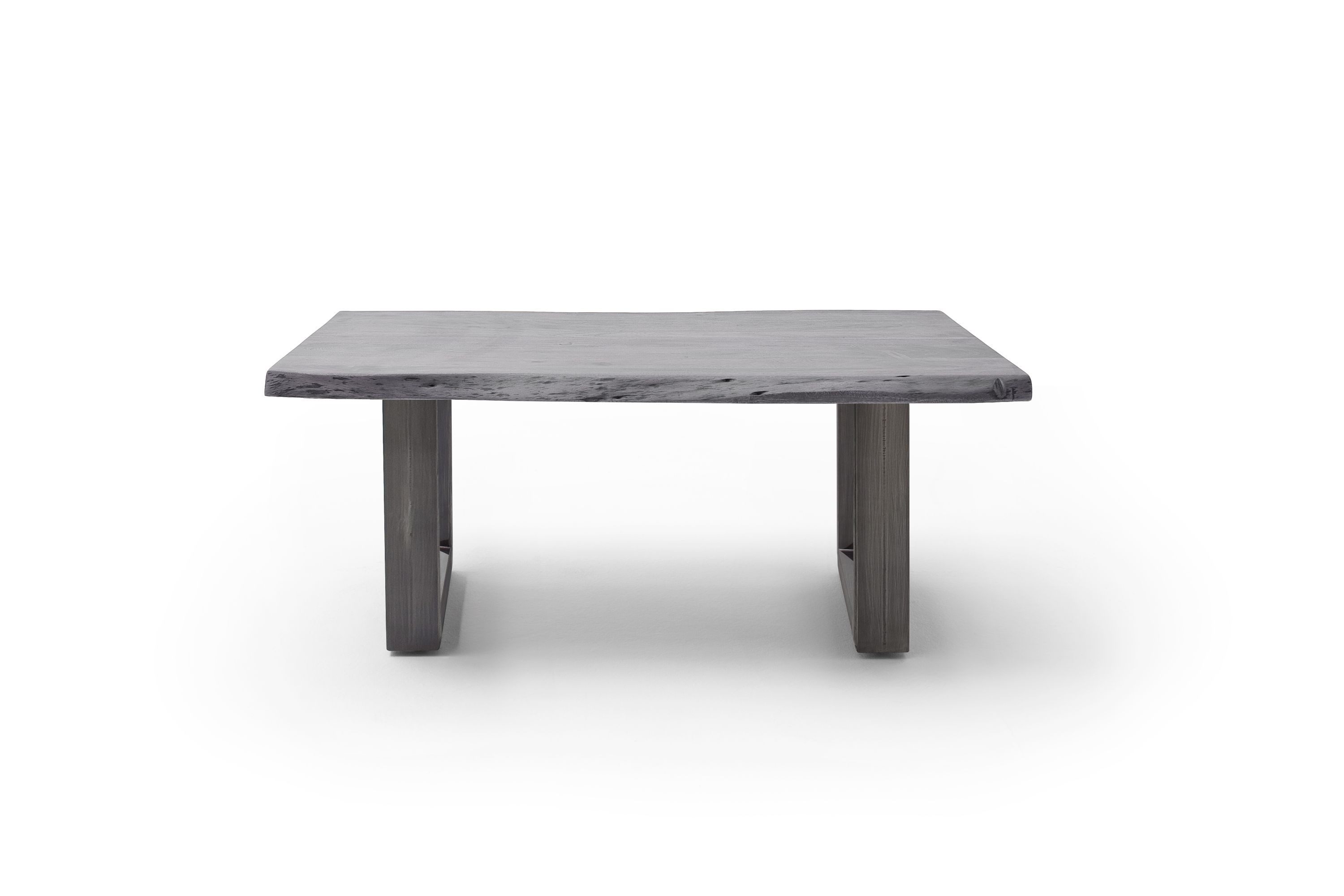 Robas Lund Couchtisch, Couchtisch Akazie Grau m. U-Gestell Antik gewischt B/H/T 110x45x70 cm