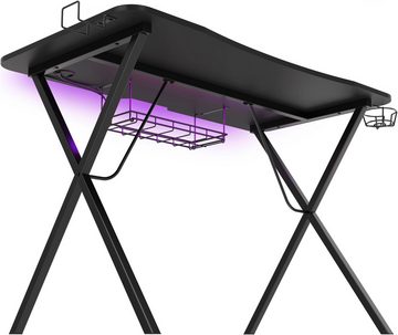 Genesis Gamingtisch HOLM 200 RGB schwarz (113cm x 75cm)