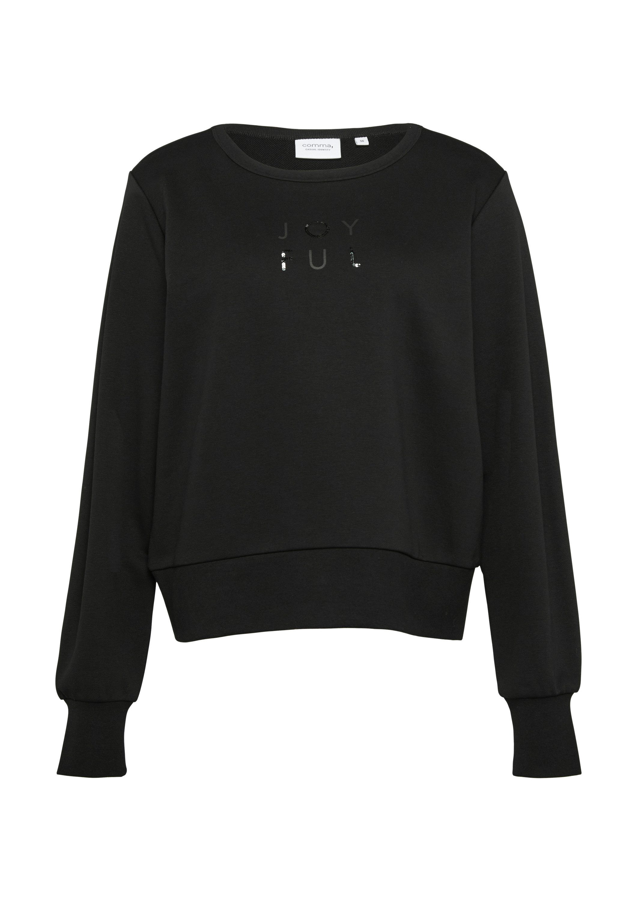 comma Sweatshirt Sweatshirt Sweatshirt mit Artwork günstig online kaufen