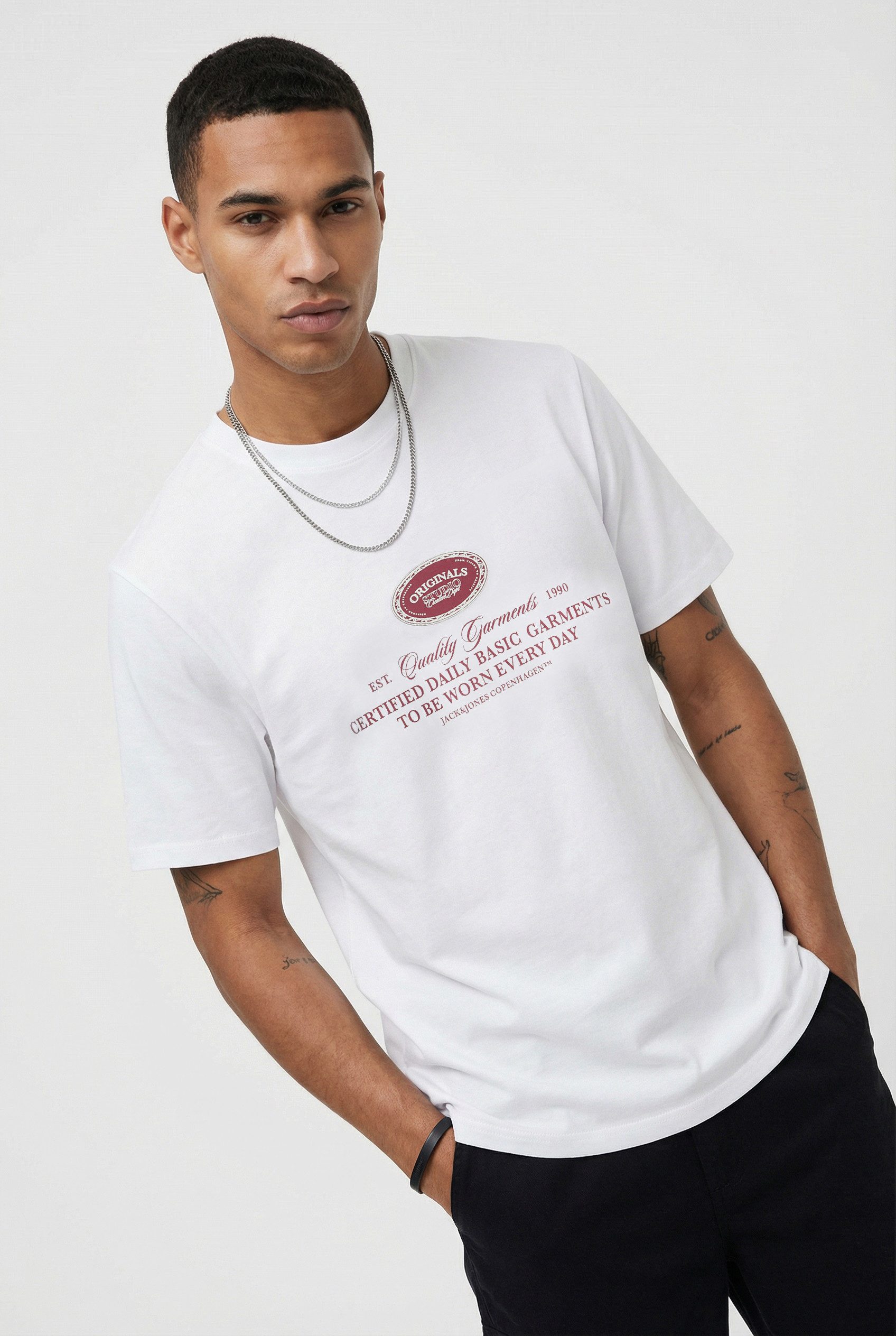 T-Shirt JORGREENE BRANDING TEE SS CN CH