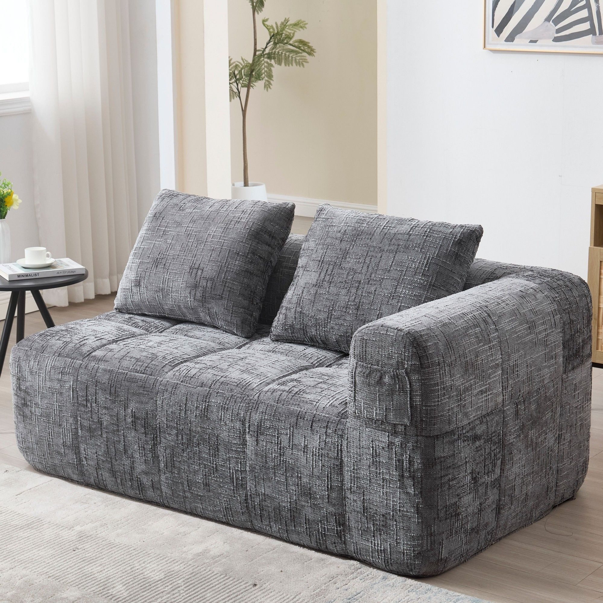LVHOM Ecksofa Modulares Chaiselongue-Sofa-Set(Polsterliege+Doppelsofa), sep günstig online kaufen