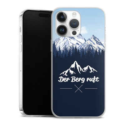 DeinDesign Handyhülle Wanderlust Berg Himmel Winterparadies, Apple iPhone 14 Pro Max Slim Case Silikon Hülle Ultra Dünn Schutzhülle