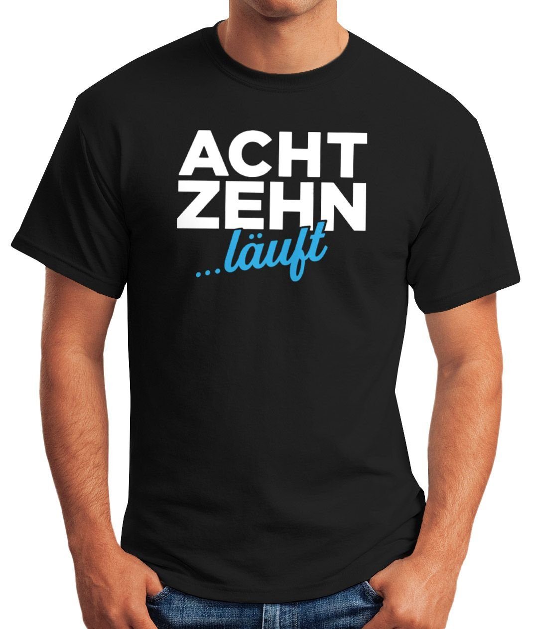MoonWorks Print-Shirt Herren T-Shirt Geschenk zum 18. Geburtstag für Männer günstig online kaufen