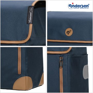 Andersen Einkaufstrolley Shopper Tasche Weda in Schwarz oder Blau