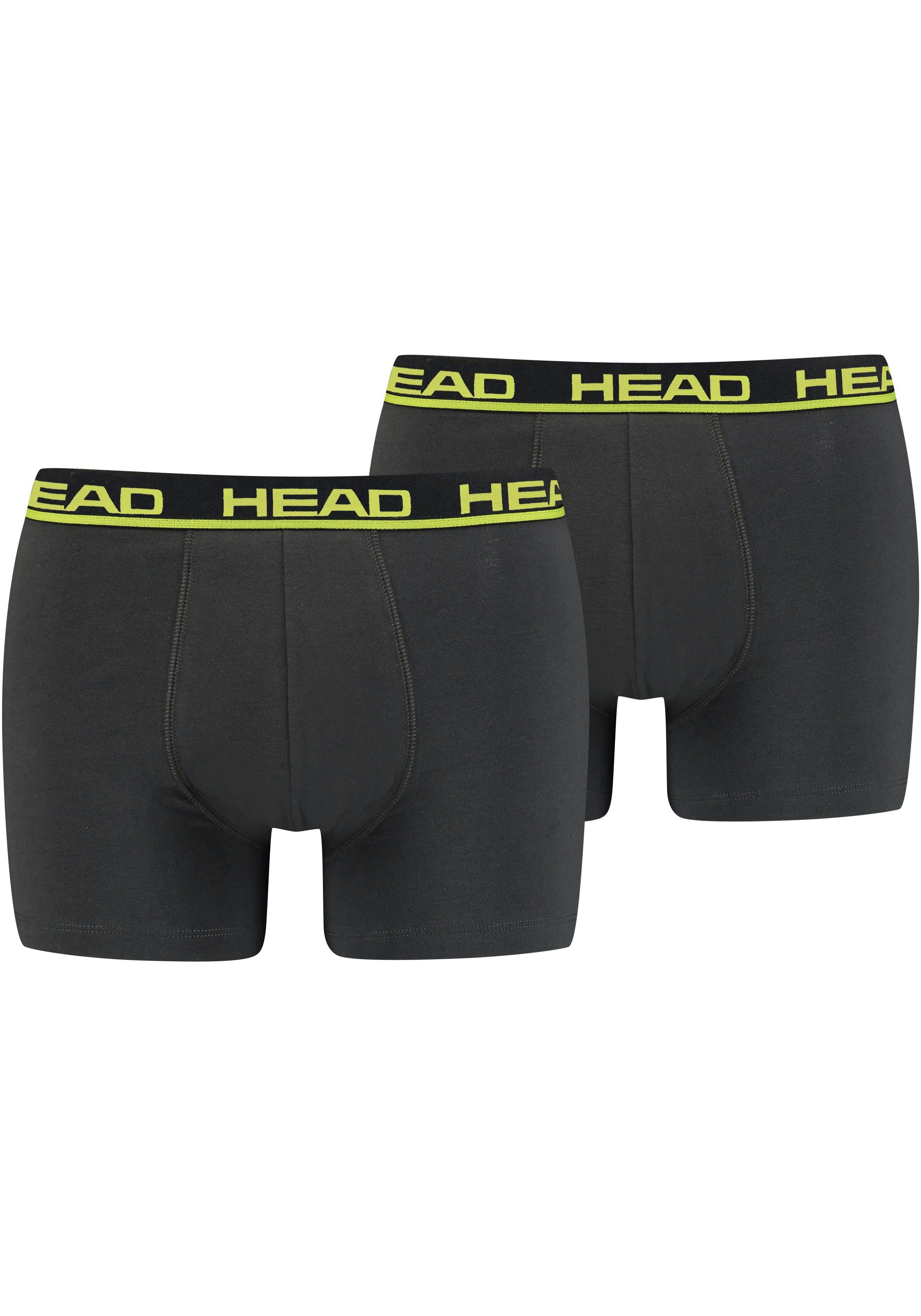 Head Boxershorts HEAD BASIC BOXER 2P (2er Pack) mit elastischem Logobund