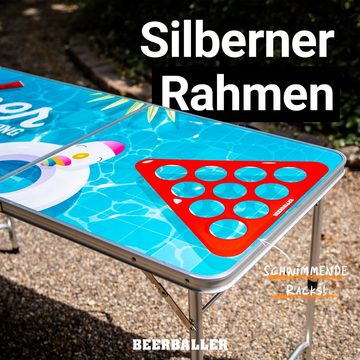 BeerBaller Klapptisch BEERBALLER® Summer Beer Pong Tisch