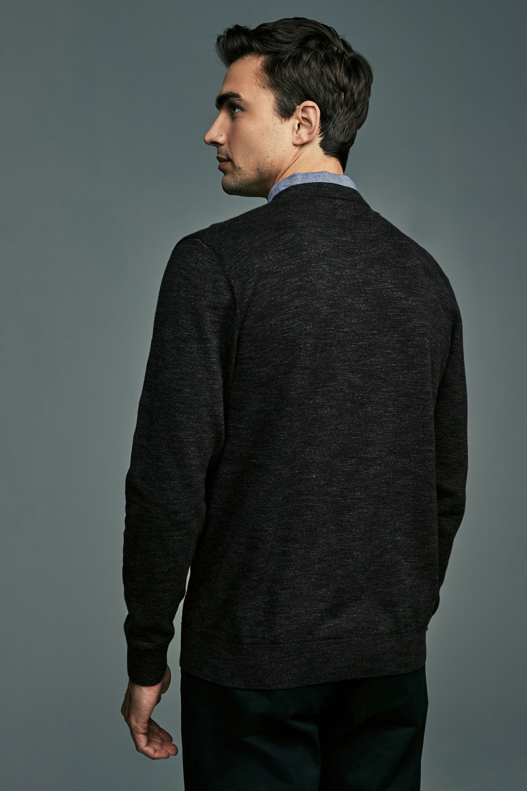 Next 2-in-1-Pullover Oxford-Pullover mit angedeutetem Hemd günstig online kaufen