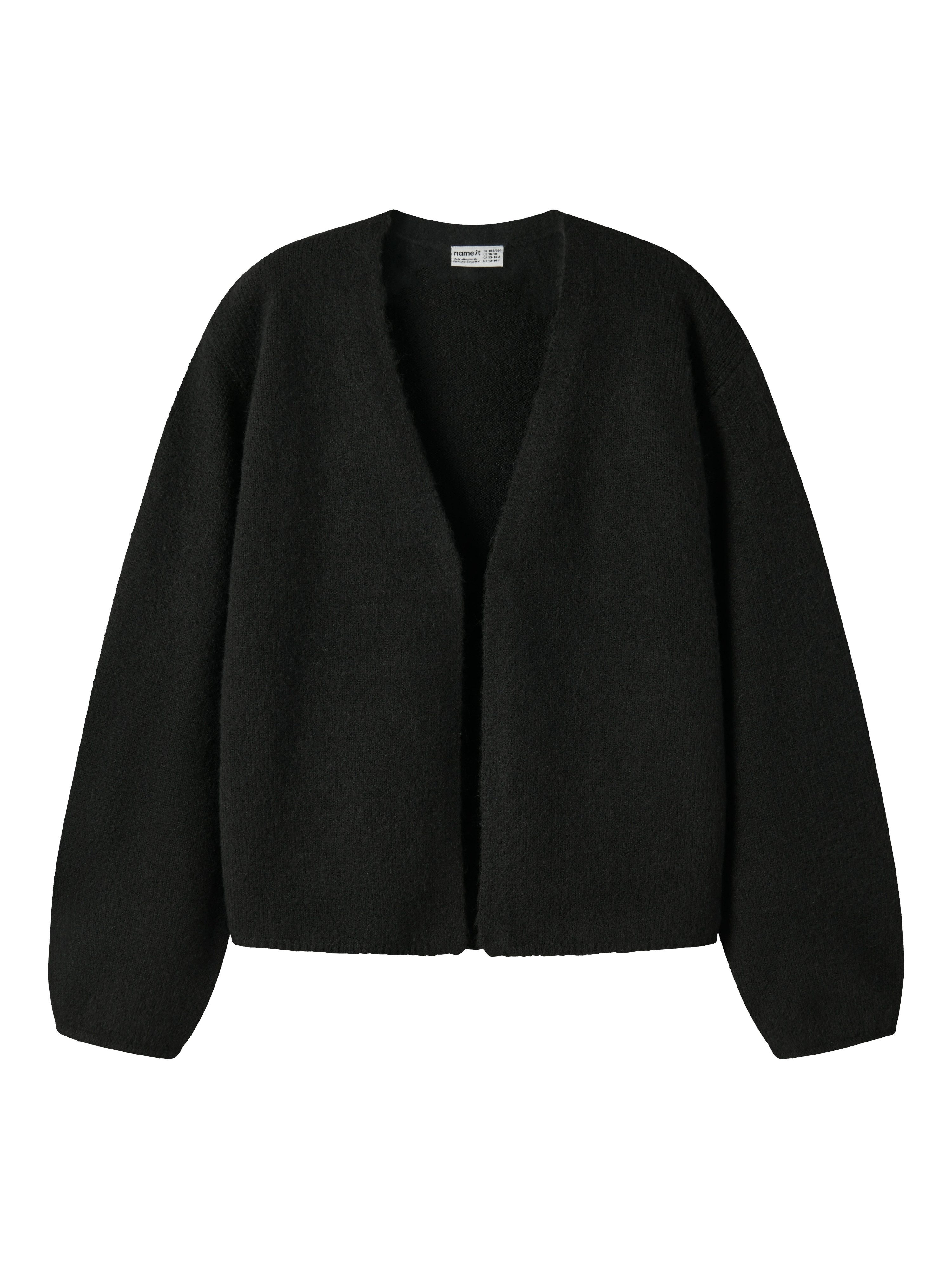 Name It Strickjacke NKFOLINA LS KNIT CARD NOOS Materialmix, regular fit