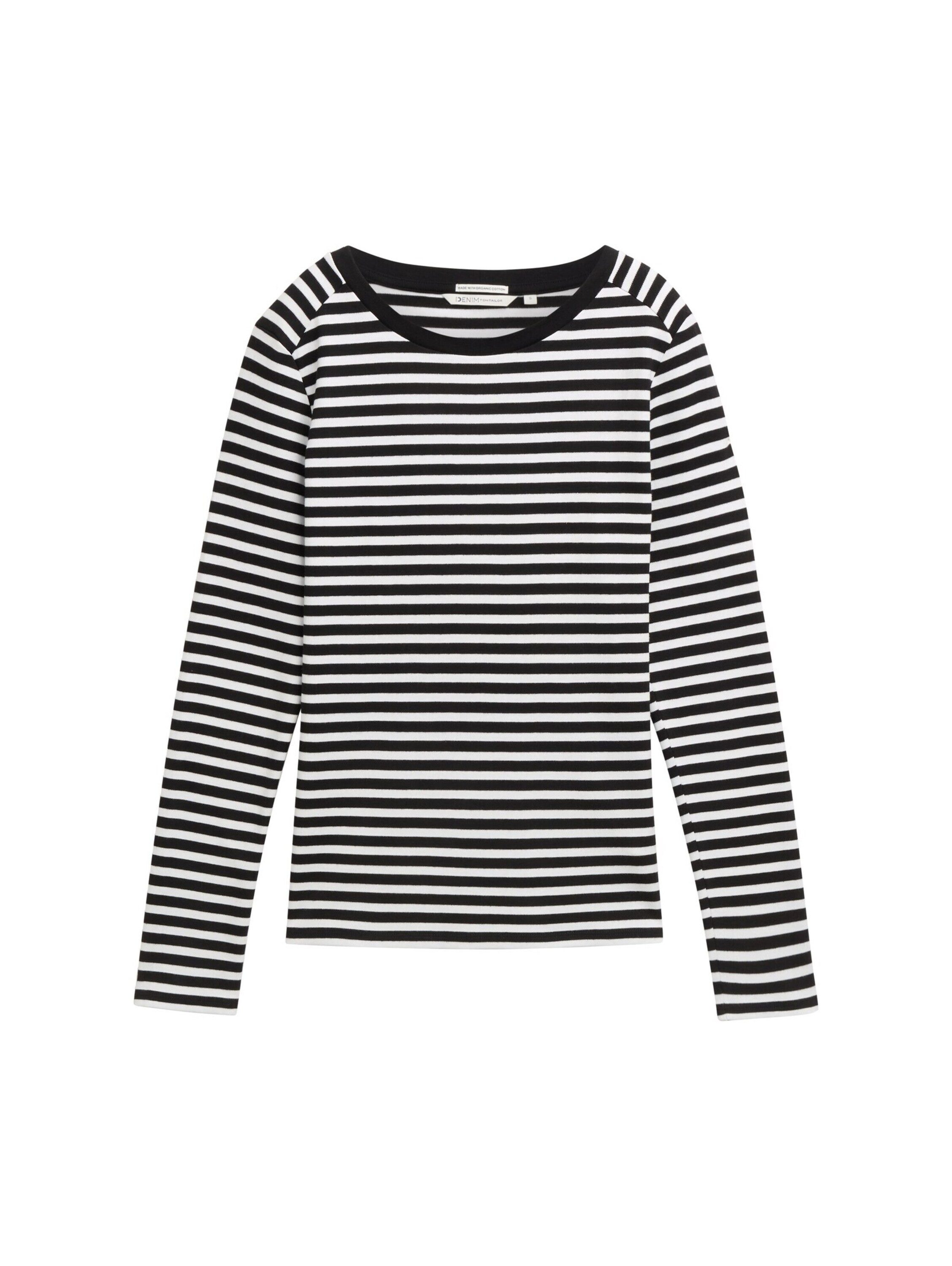 TOM TAILOR Denim Langarmshirt (1-tlg) Plain/ohne günstig online kaufen