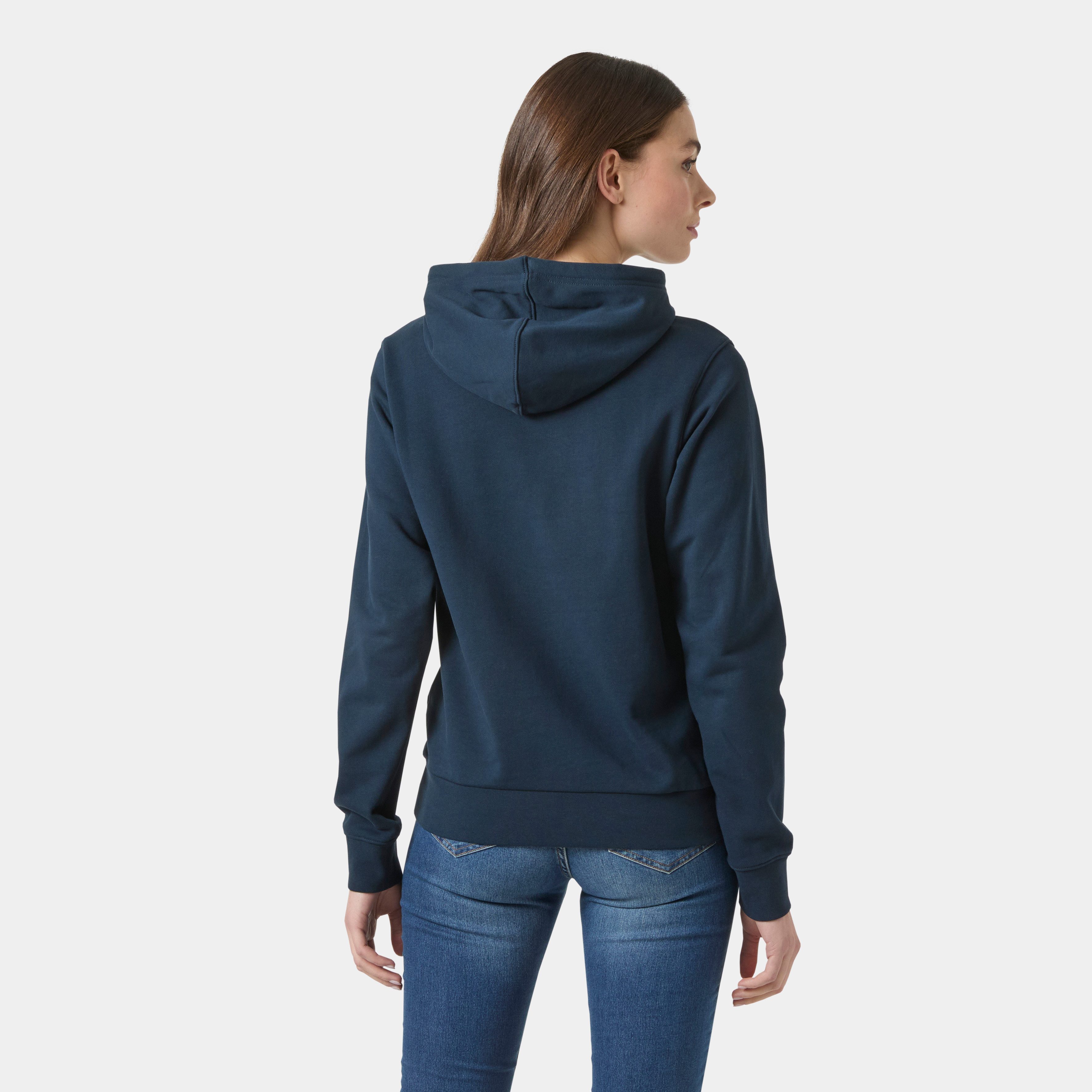 Helly Hansen Kapuzensweatshirt W CORE GRAPHIC HOODIE mit Kapuze, für sportliche Aktivitäten und Freizeit