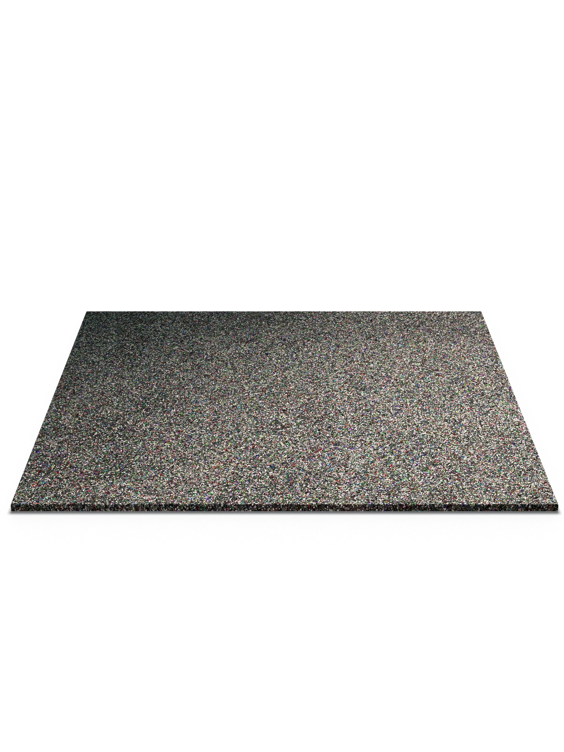 ATLETICA Bodenmatte 1m2 SolidProtect Bodenschutzmatten, 20 mm Stärke, 0.8 mm Körnung, TÜV (4-St)