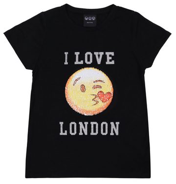 Sarcia.eu Kurzarmbluse Schwarzes T-Shirt I Love London 4-5 Jahre