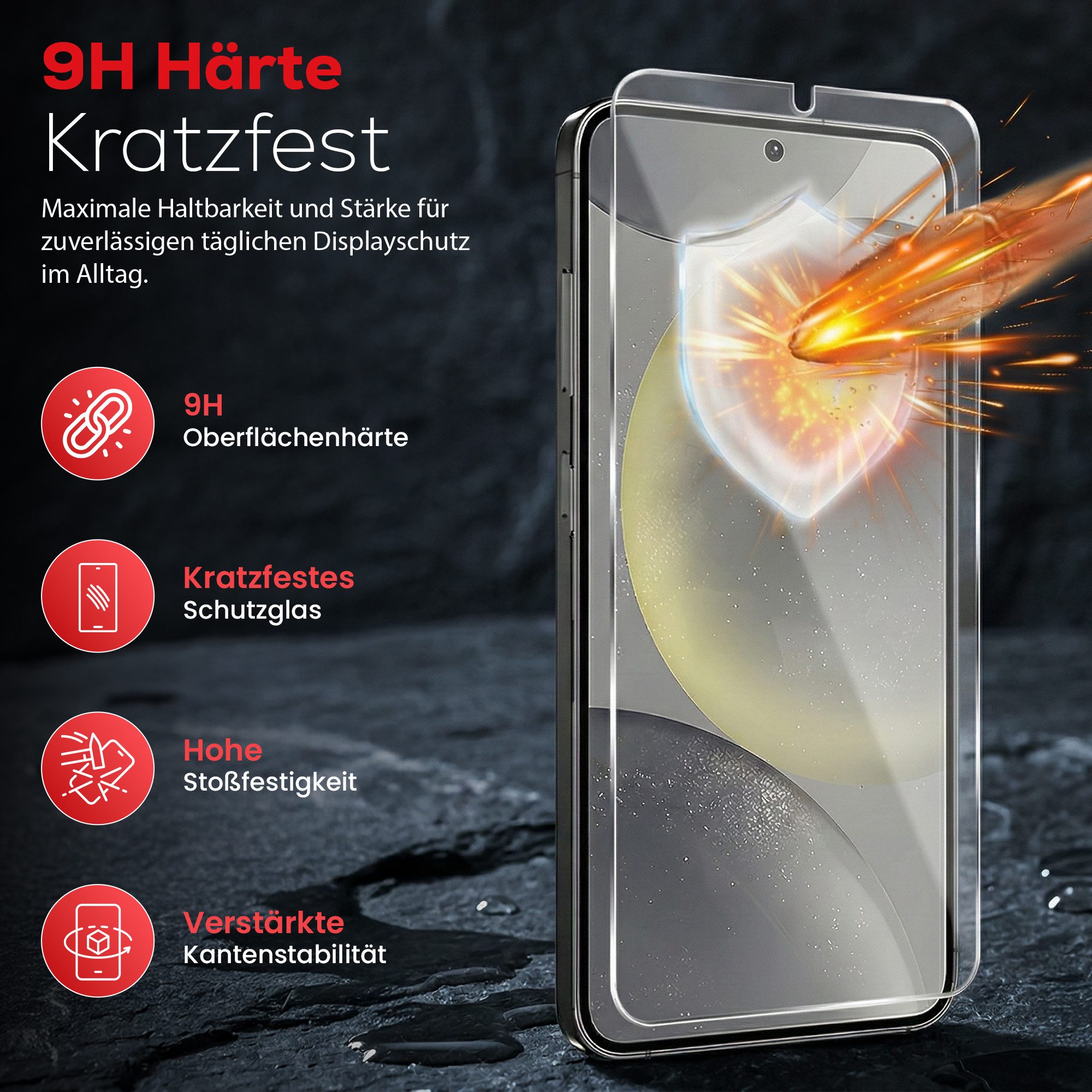 MSM Displayschutzglas 2X Schutzglas (Display + Kamera) für Samsung Galaxy S26 Ultra 9H – Bild 2 von 5