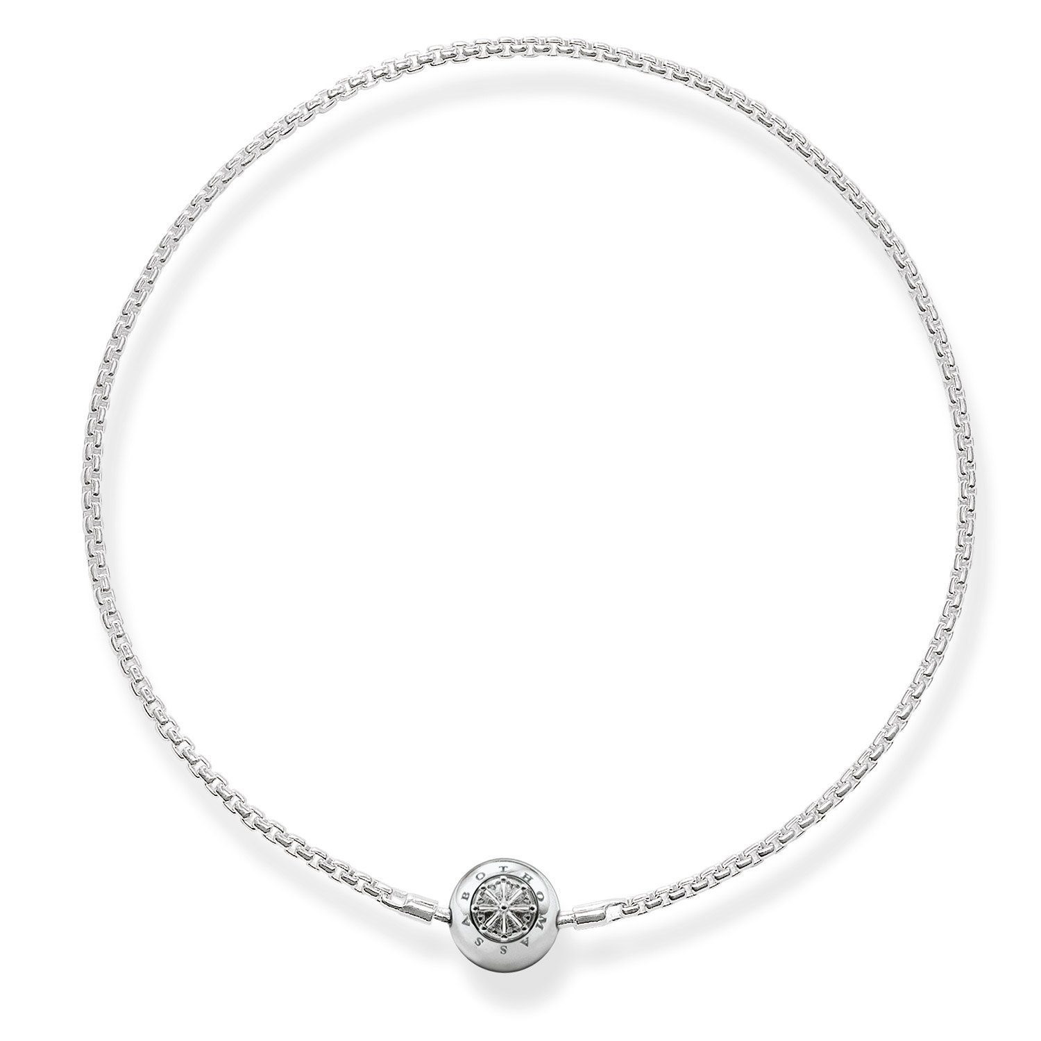 THOMAS SABO Kette ohne Anhänger für Karma Beads 925 Silber