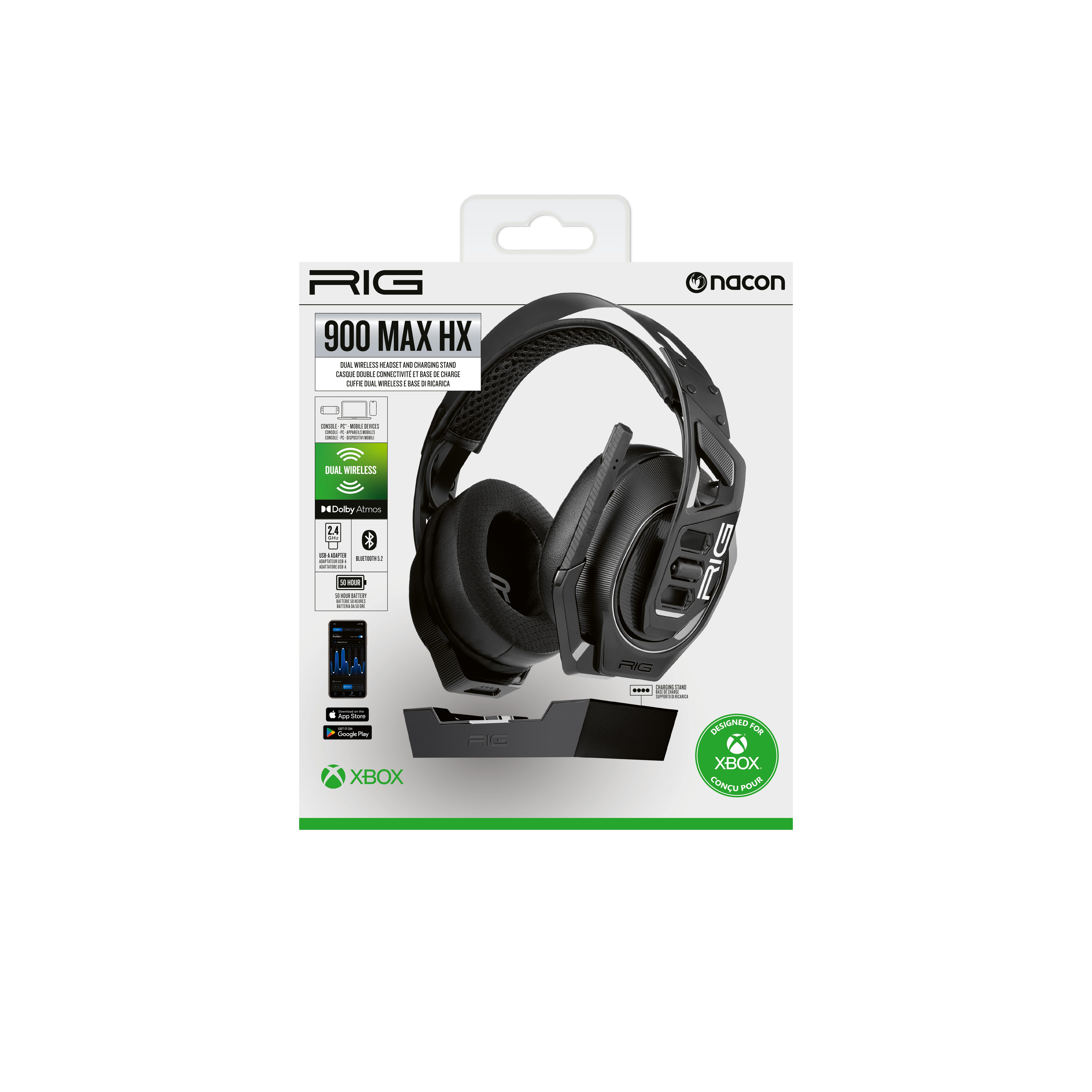nacon NACON - RIG 900 MAX HX Gaming-Headset