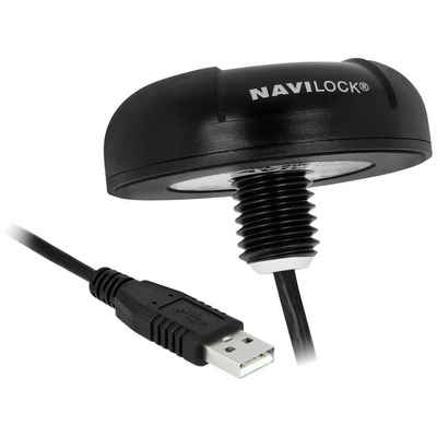 Navilock USB 2 Multi GNSS Empfänger u-blox 8 4.5 m GPS-Tracker (Spritzwassergeschütztes Gehäuse)