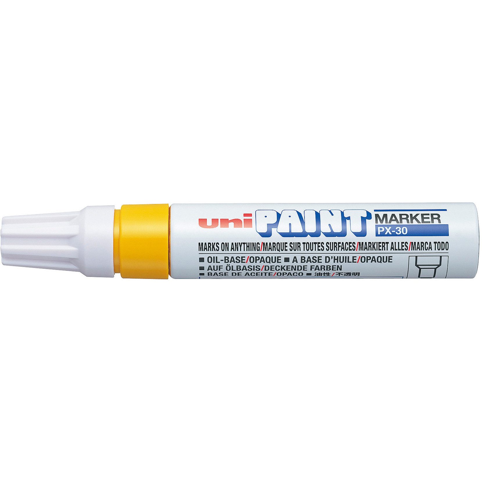 Mitsubishi Marker uni-ball PX-30 J uni-ball Permanent-Marker PAINT (PX-30), gelb
