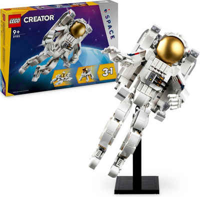 LEGO® Konstruktionsspielsteine Astronaut im Weltraum (31152), LEGO Creator 3in1, (647 St), Made in Europe