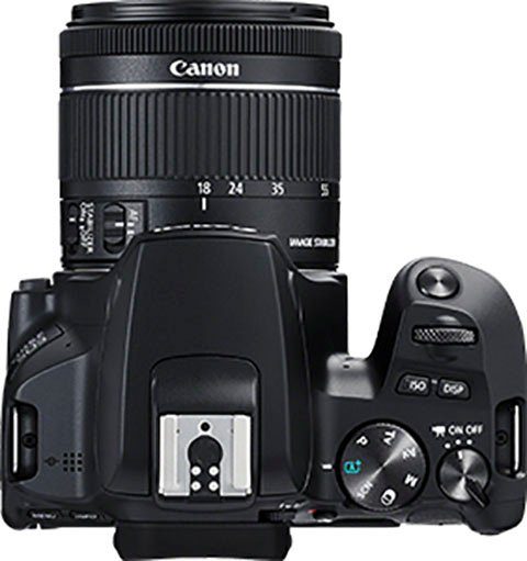 Canon EOS WLAN) STM, (EF-S Systemkamera opt. 3x f/4-5.6 IS 18-55mm Bluetooth, MP, Zoom, 24,1 250D