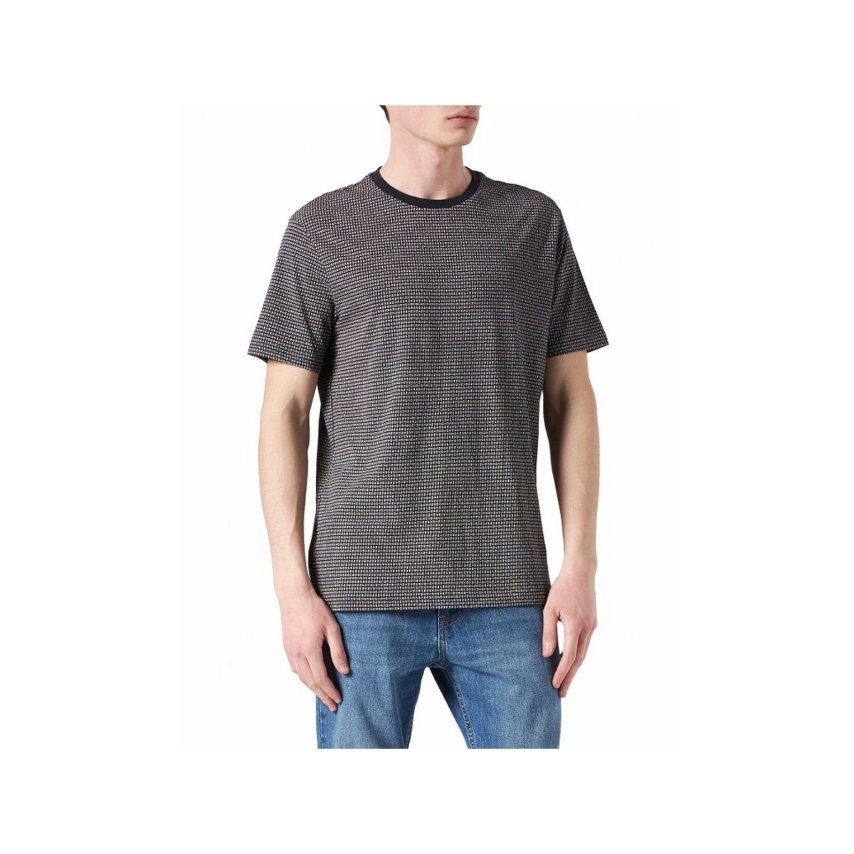 HUGO T-Shirt dunkel-blau regular fit (1-tlg)