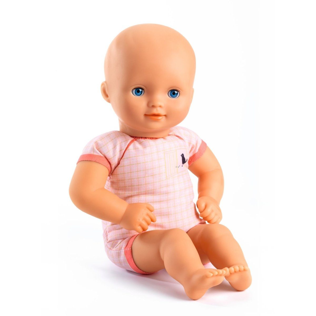 DJECO Babypuppe POMEA Puppe Dalhia Purple