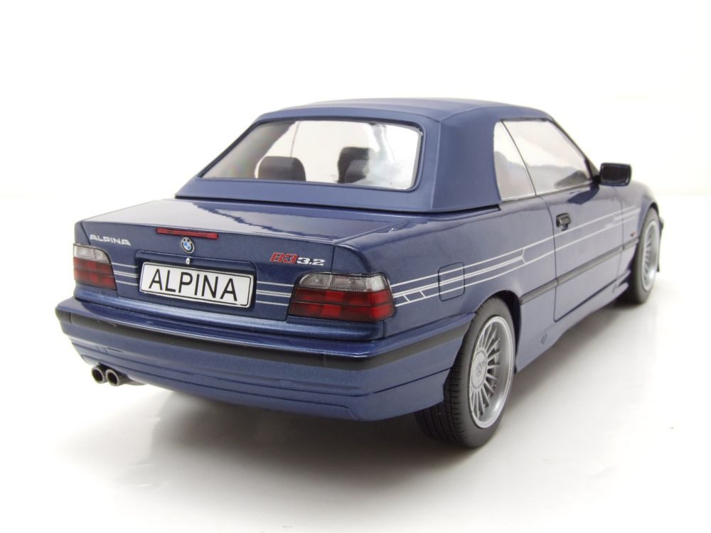 MCG Modellauto BMW Alpina B3 3.2 Cabrio E36 1996 blau metallic, Maßstab 1:18