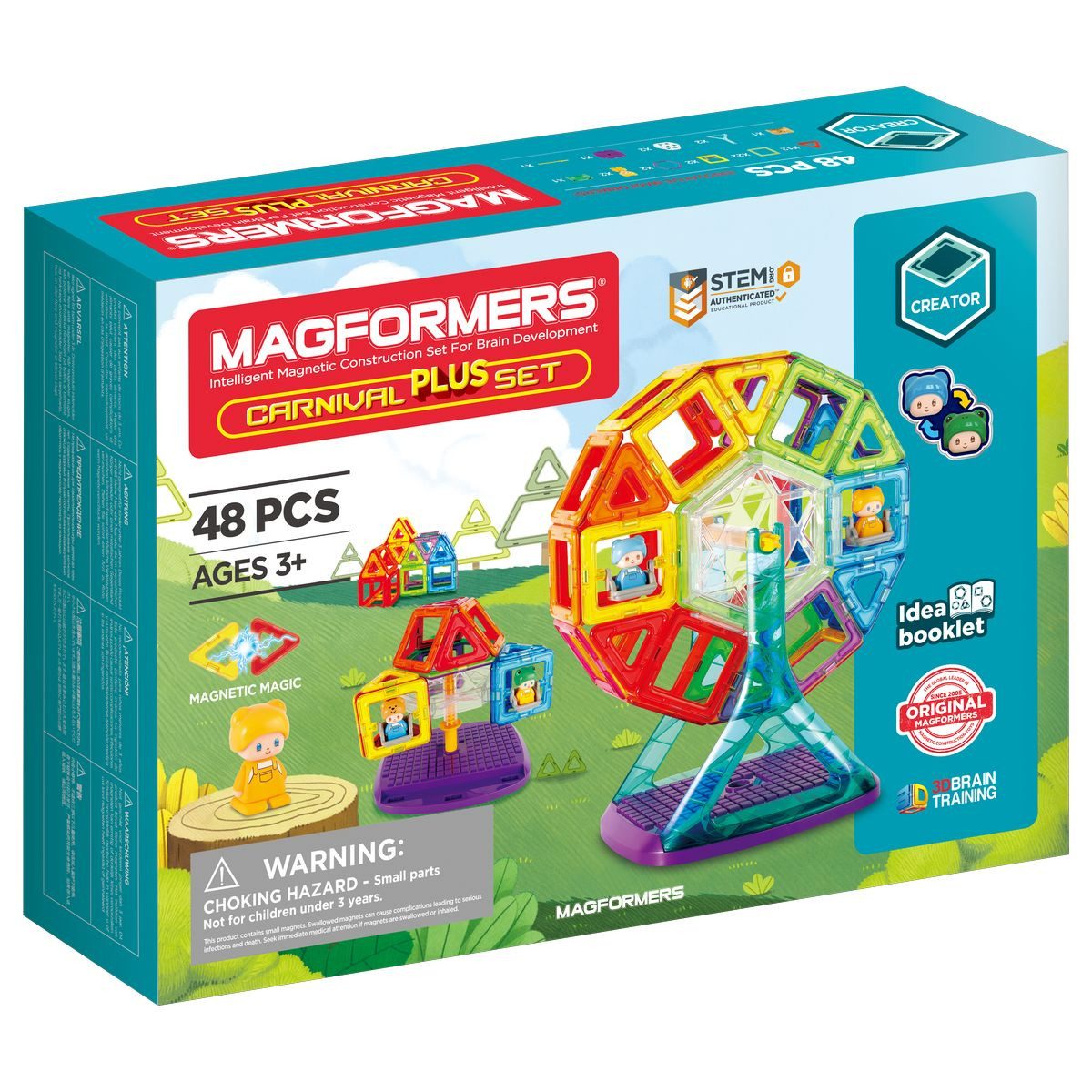 MAGFORMERS MAGFORMERS Magnetspielzeug Carnival Plus 48 Teile Magnetspielbausteine