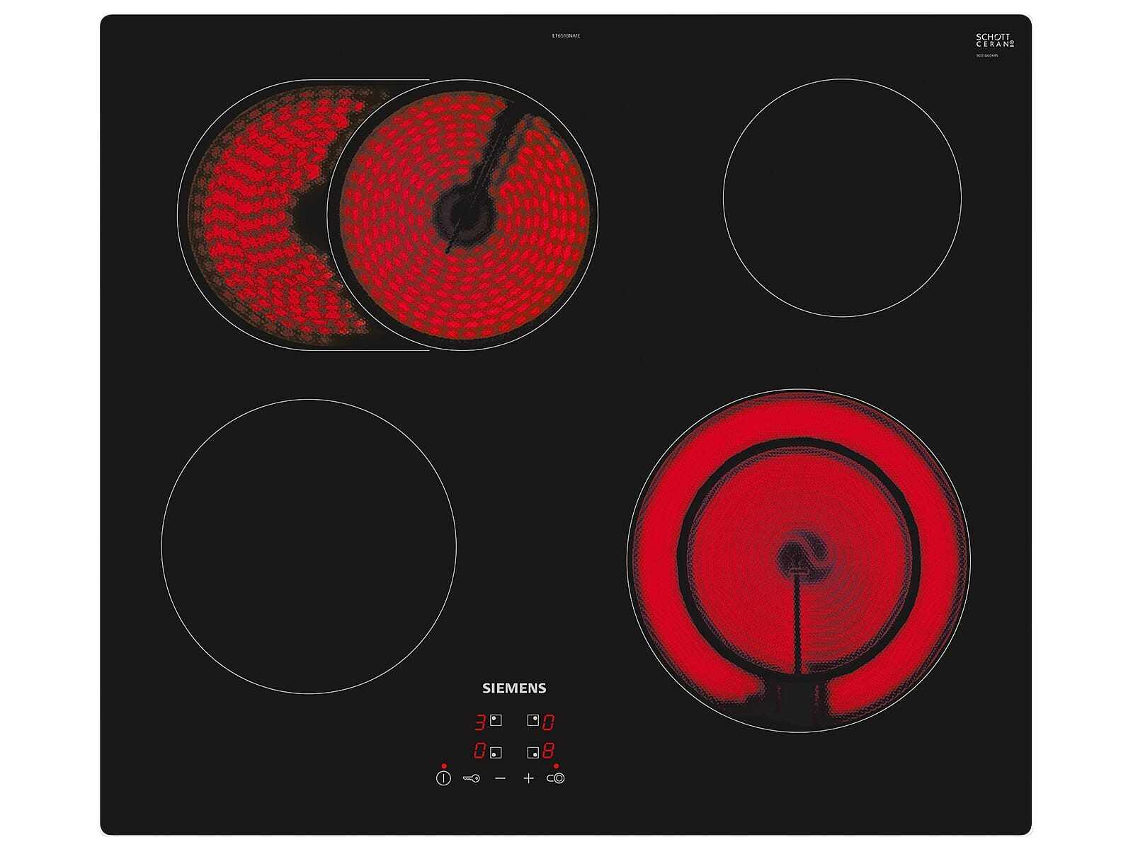 SIEMENS Elektro-Kochfeld ET651BNA1E