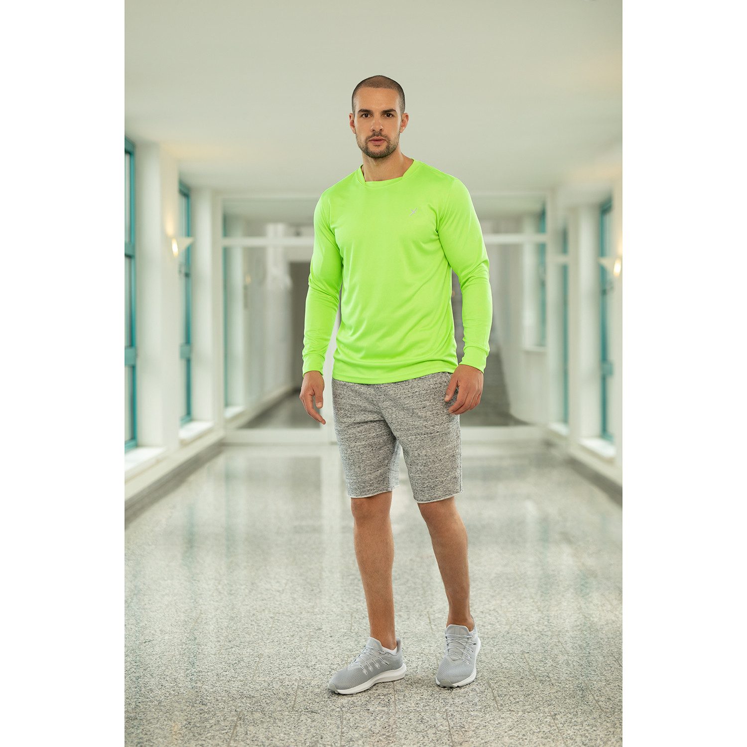 CFLEX Trainingsshirt Sport Herren Fitness Shirt Langarm, Quickdry Longsleev günstig online kaufen