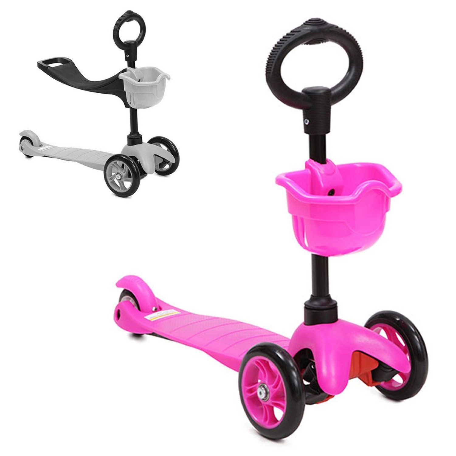 Cityroller Kinderroller 3 in 1 Rutscher