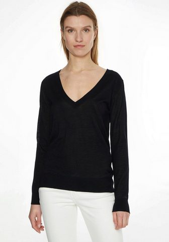 Calvin Klein V-Ausschnitt-Pullover »MERINO V-NECK S...