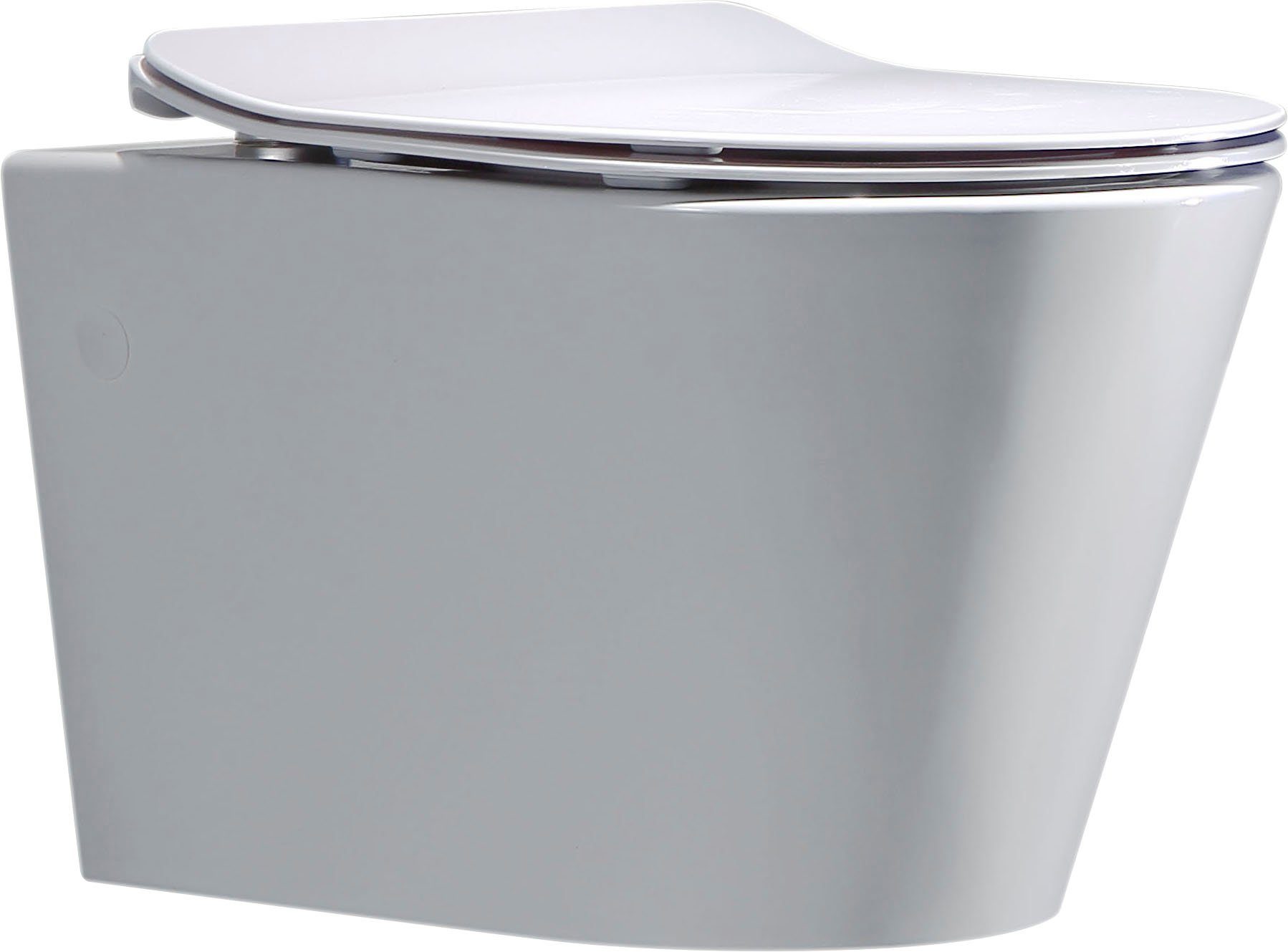 welltime Tiefspül-WC Trento Plus, wandhängend, Abgang günstig online kaufen