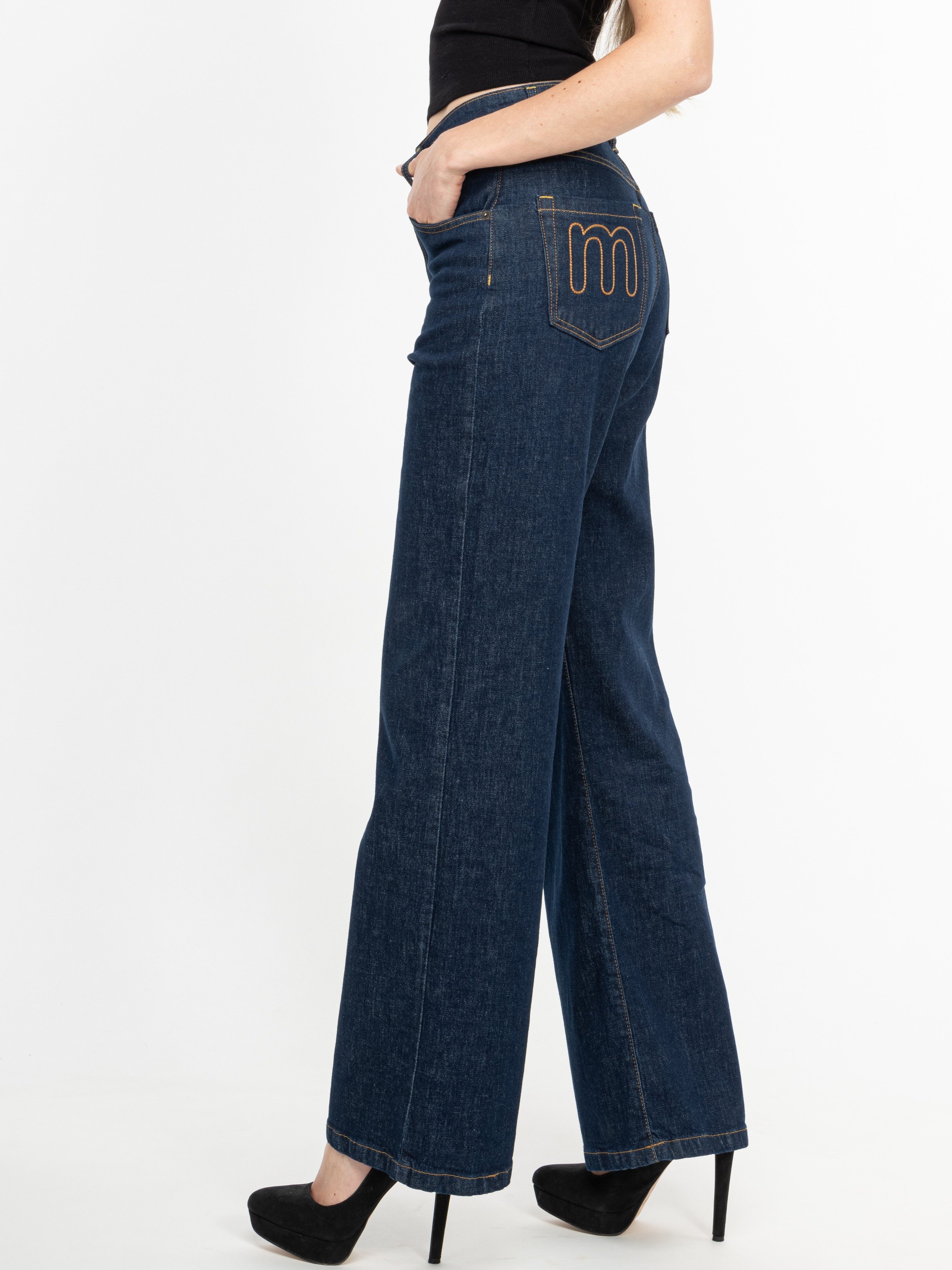 maracujaaa 5-Pocket-Hose 70053 JEANS wide leg extra langes Bein