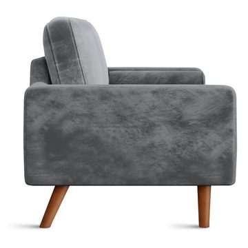 Vesgantti Sofa 3 Sitzer Sofa Gästesofa Modern Couch 176cm verlängern 2er Sitzsofa