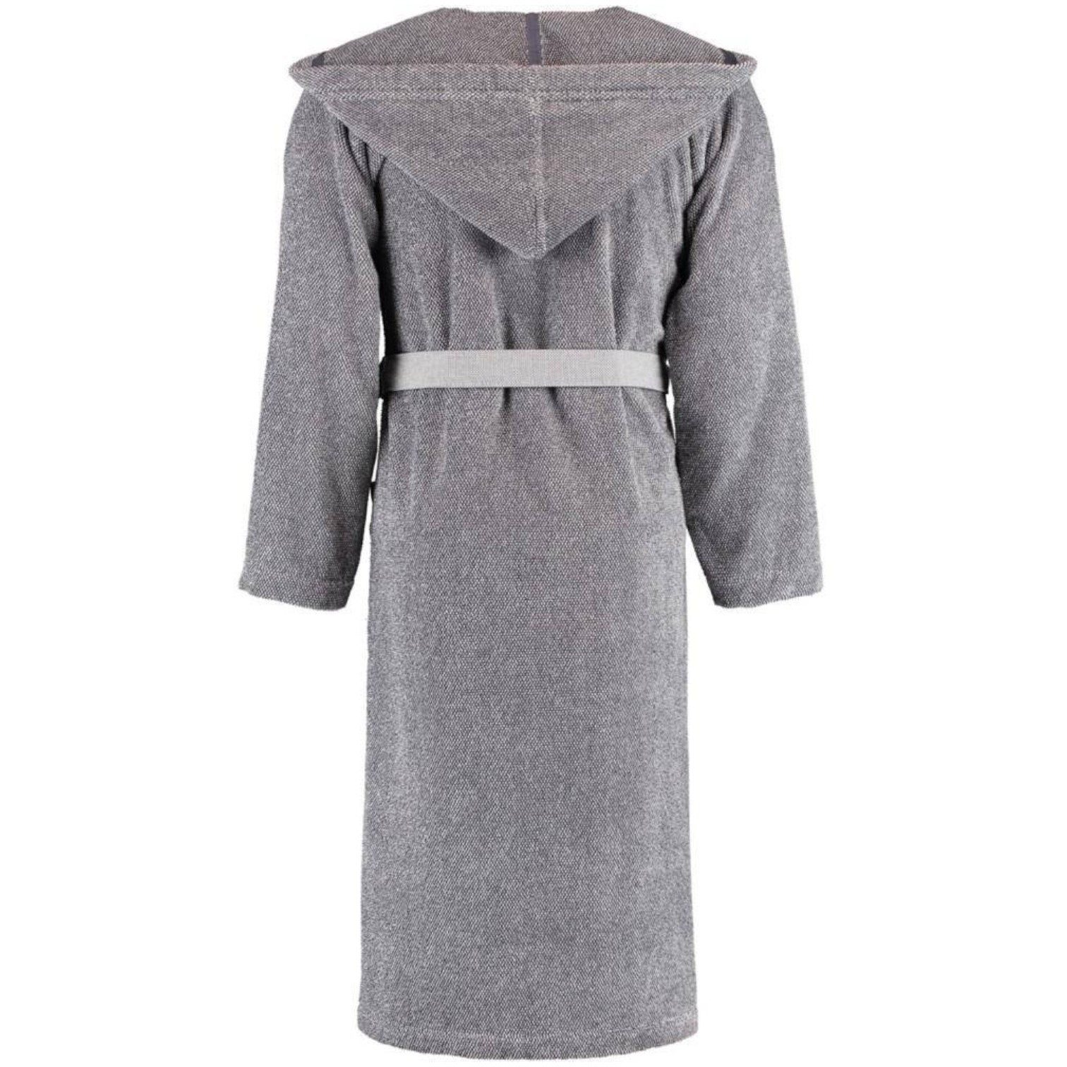 Marc O'Polo Home Unisex-Bademantel Melange von Marc O'Polo, 100% Baumwolle, Kapuze, Zwei Taschen, Bindegürtel