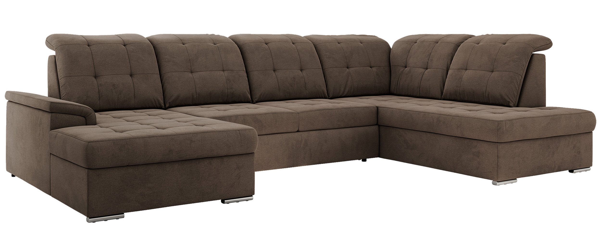 MKS MÖBEL Ecksofa MADRITO U, set, Sofa U-form, mit Schlaffunktion und Bettk günstig online kaufen