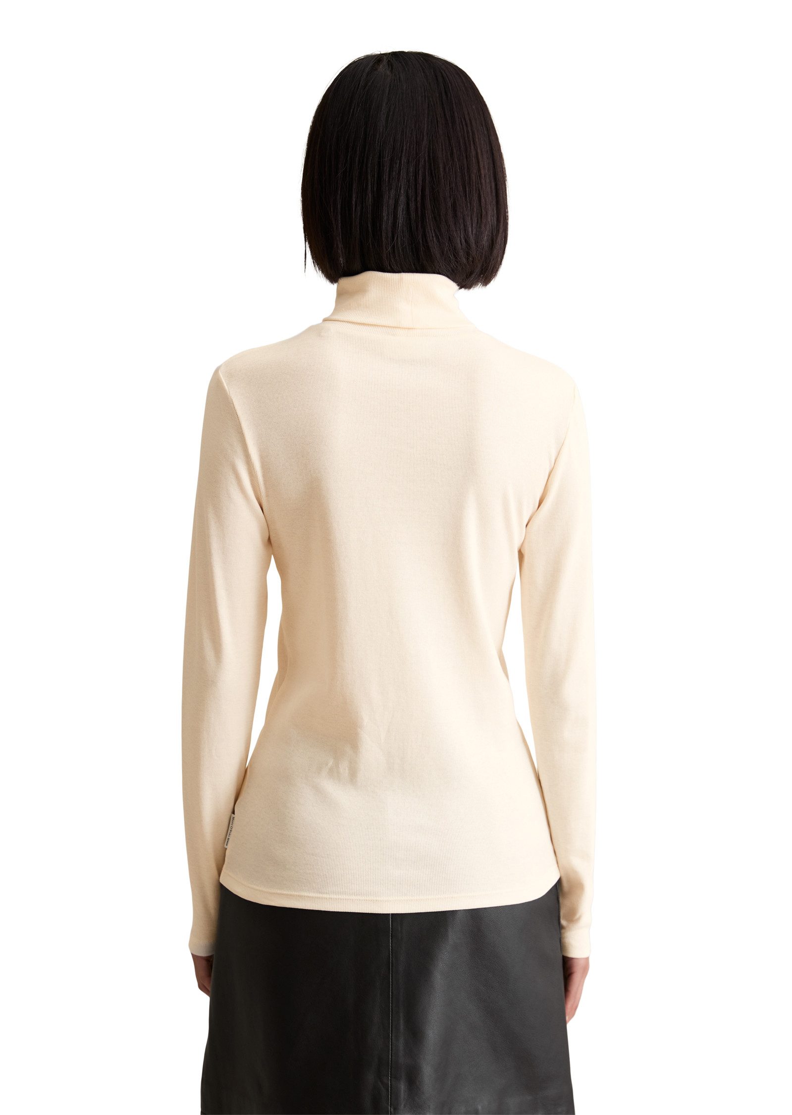 Marc O'Polo DENIM Rollkragenshirt slim fit, aus softem Ripp-Jersey günstig online kaufen