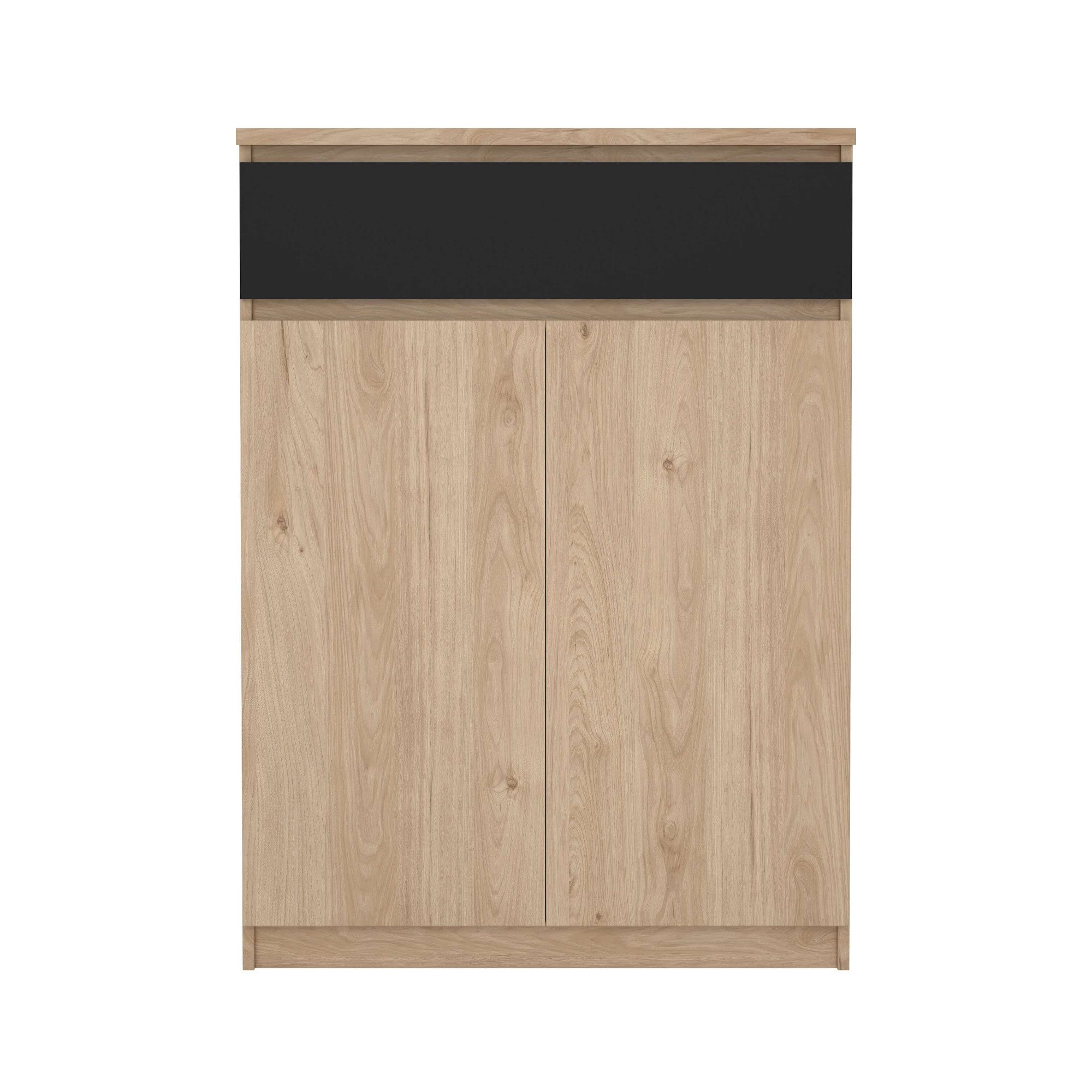 Home affaire Schuhschrank Naia Schuhaufbewahrung, Schuhkommode, Schuhregal, Garderobenschrank, mit 2 Türen und 4 Einlegeböden, 1 Schublade, Breite 80 cm