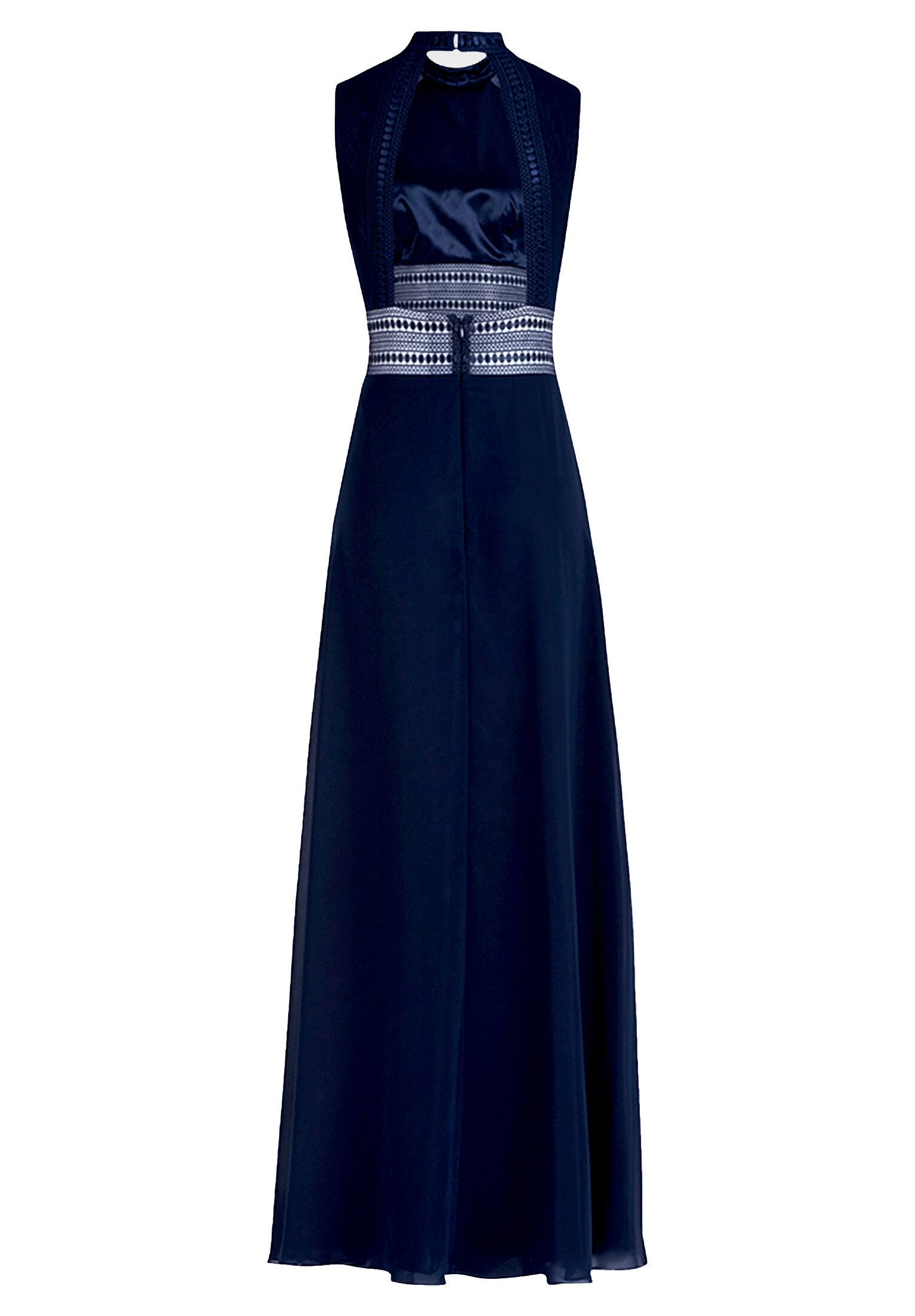 Vera Mont Abendkleid Damen rückenfrei Aufgesteppte Bänder